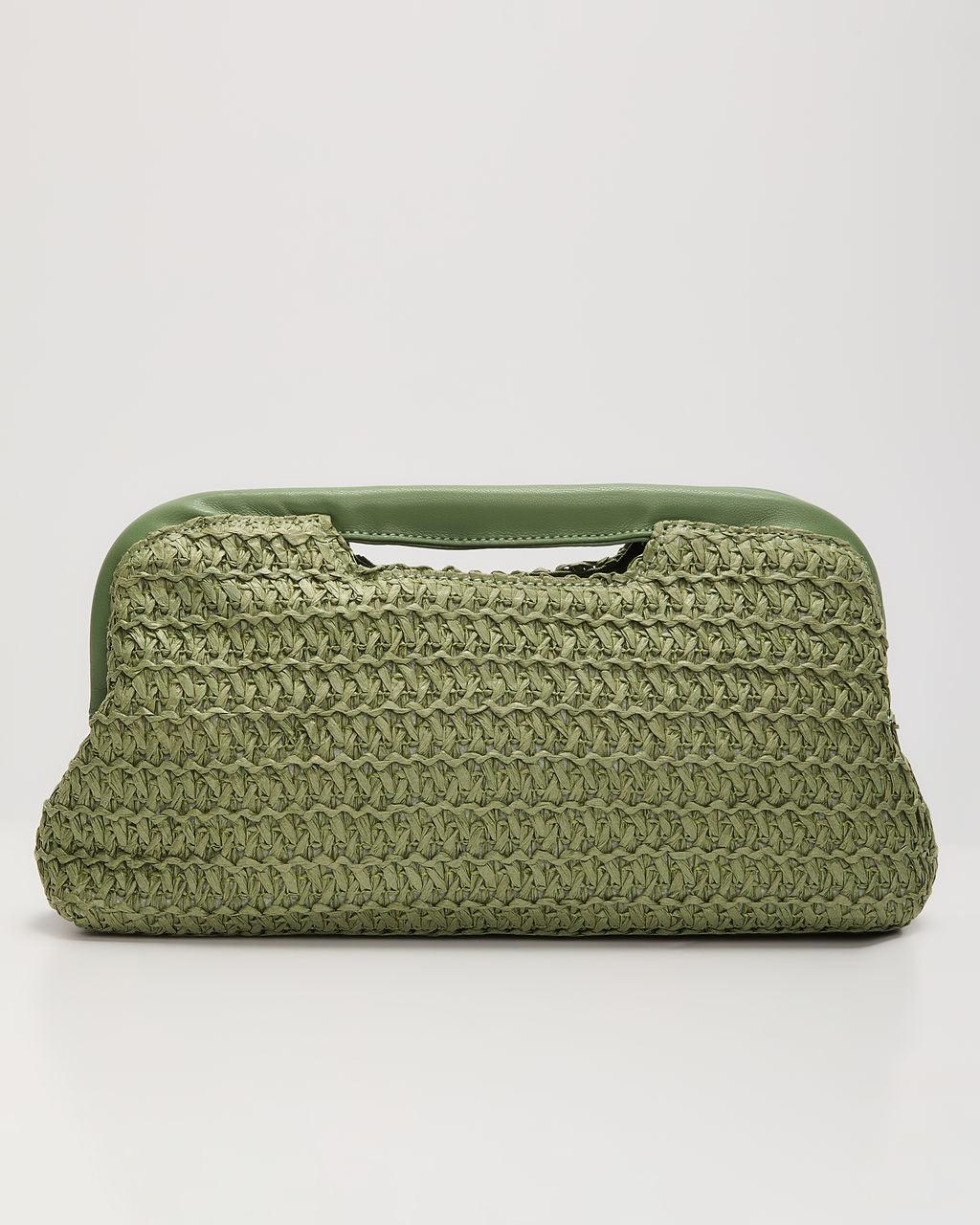 Bobbi Structured Straw Clutch – Valestia